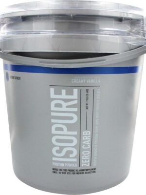 Isopure Zero Carb Whey Protein Isolate, Creamy Vanilla, 25g Protein, 7.5 lbs - Keto & Gluten-Free