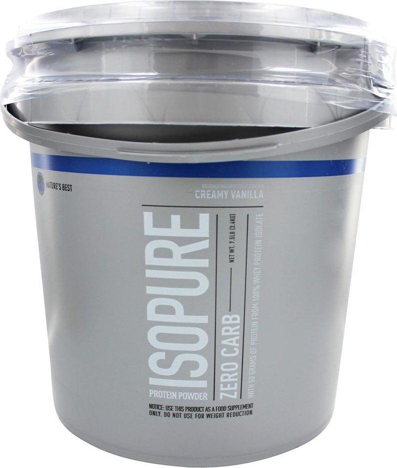 Isopure Zero Carb Whey Protein Isolate, Creamy Vanilla, 25g Protein, 7.5 lbs - Keto & Gluten-Free
