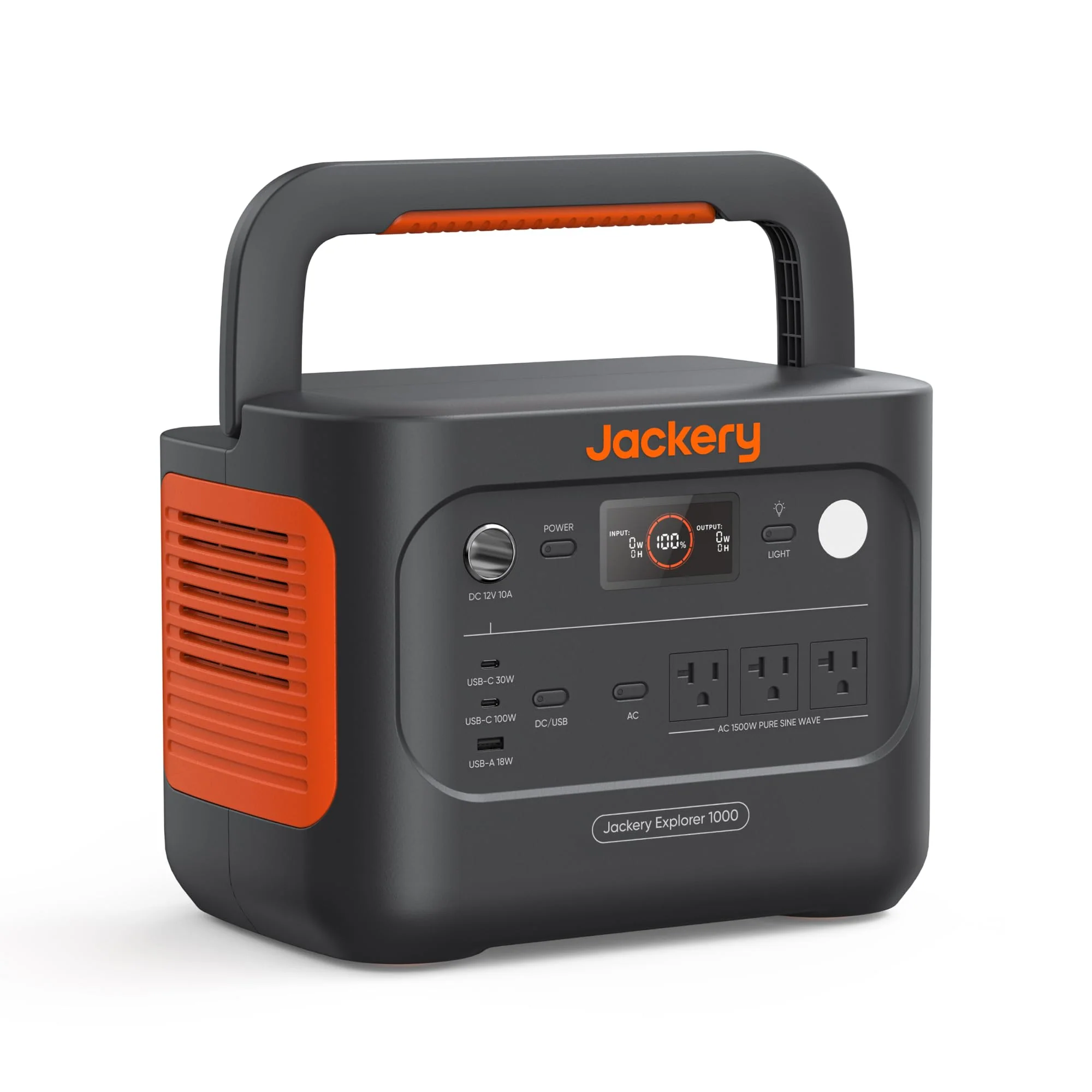 Jackery Explorer 1000 v2 Portable Power Station, 1500W AC Output, 4000-Cycle Battery, Fast 1-Hour Charging, Lightweight 23.8 lbs, Smart App Control