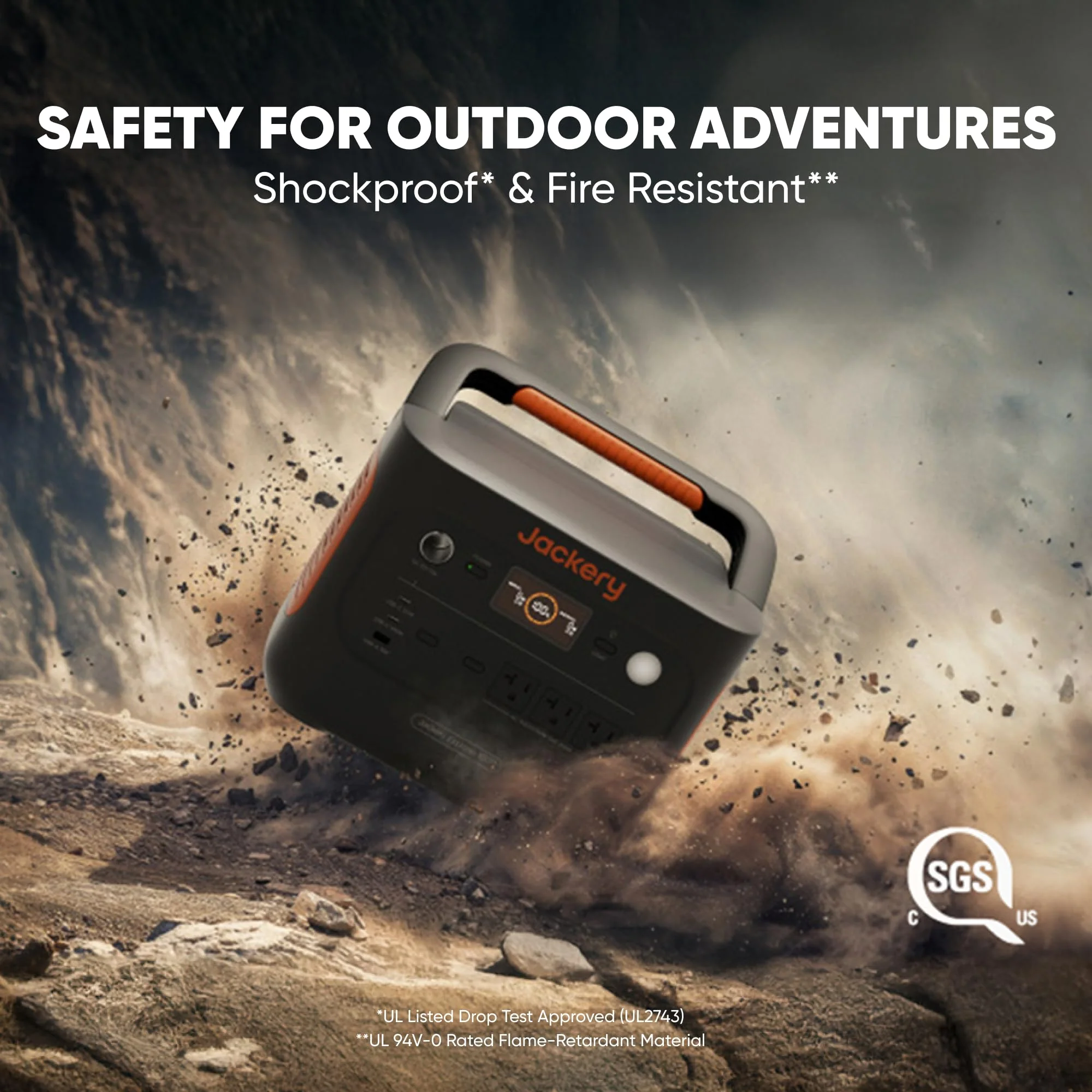 Jackery Explorer 1000 v2 Portable Power Station, 1500W AC Output, 4000-Cycle Battery, Fast 1-Hour Charging, Lightweight 23.8 lbs, Smart App Control