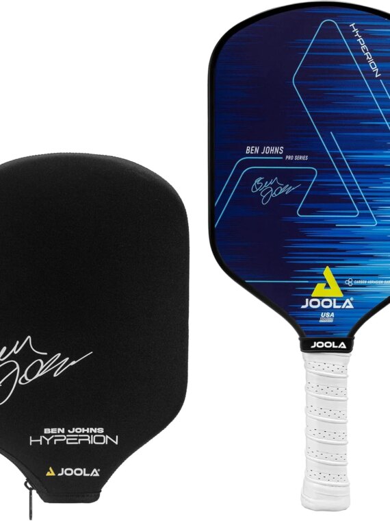 JOOLA Ben Johns Hyperion Hybrid Pickleball Paddle, CAS Surface, 16mm Core, Anti-Slip Grip