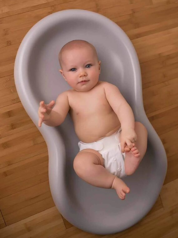 Keekaroo Peanut Changer - Easy Clean, Slip-Resistant Diaper Changing Pad, Made in USA