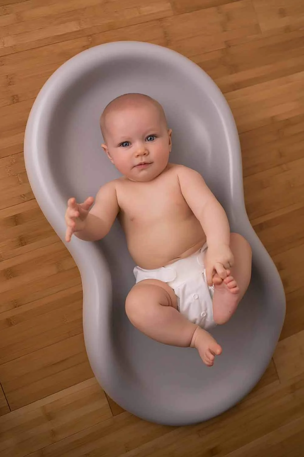 Keekaroo Peanut Changer - Easy Clean, Slip-Resistant Diaper Changing Pad, Made in USA