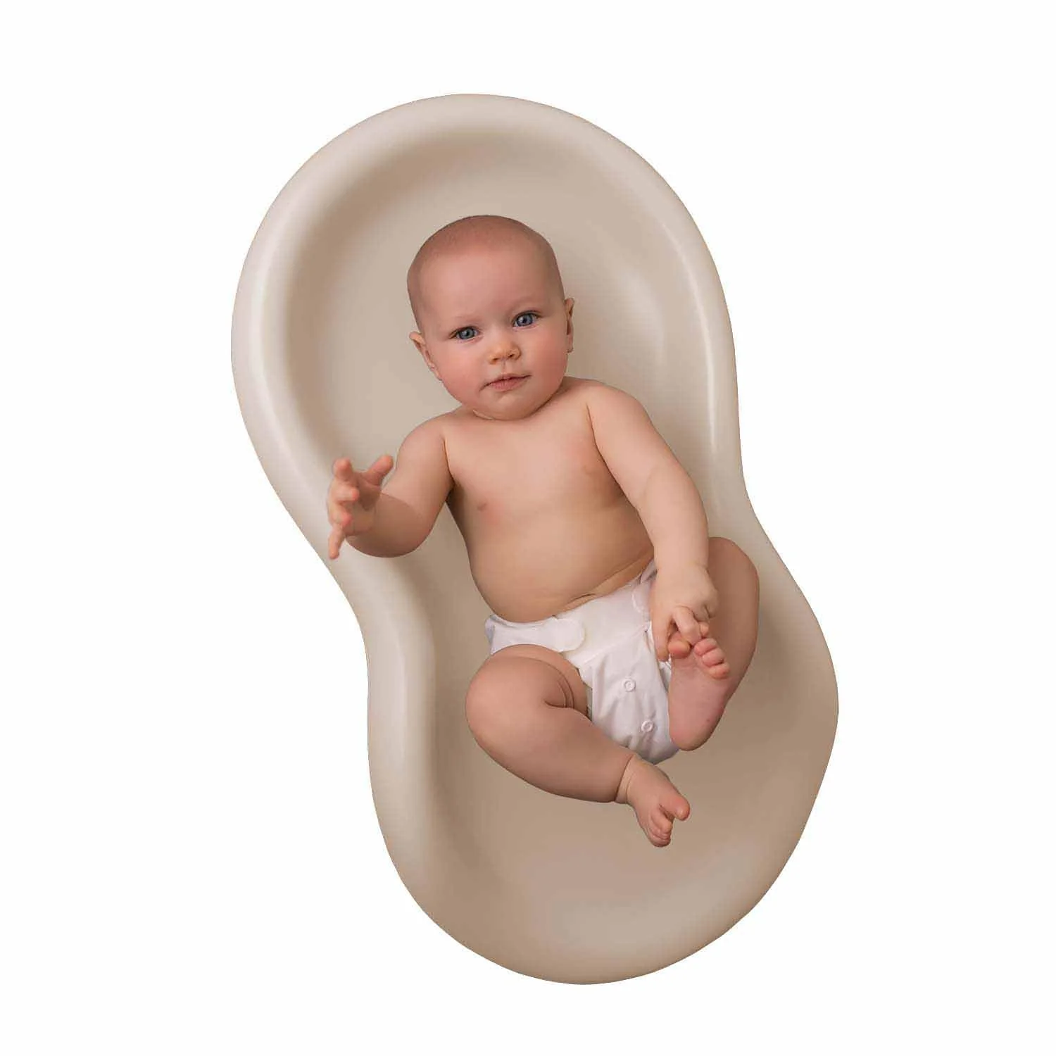 Keekaroo Peanut Changer - Easy Clean, Slip-Resistant Diaper Changing Pad, Made in USA