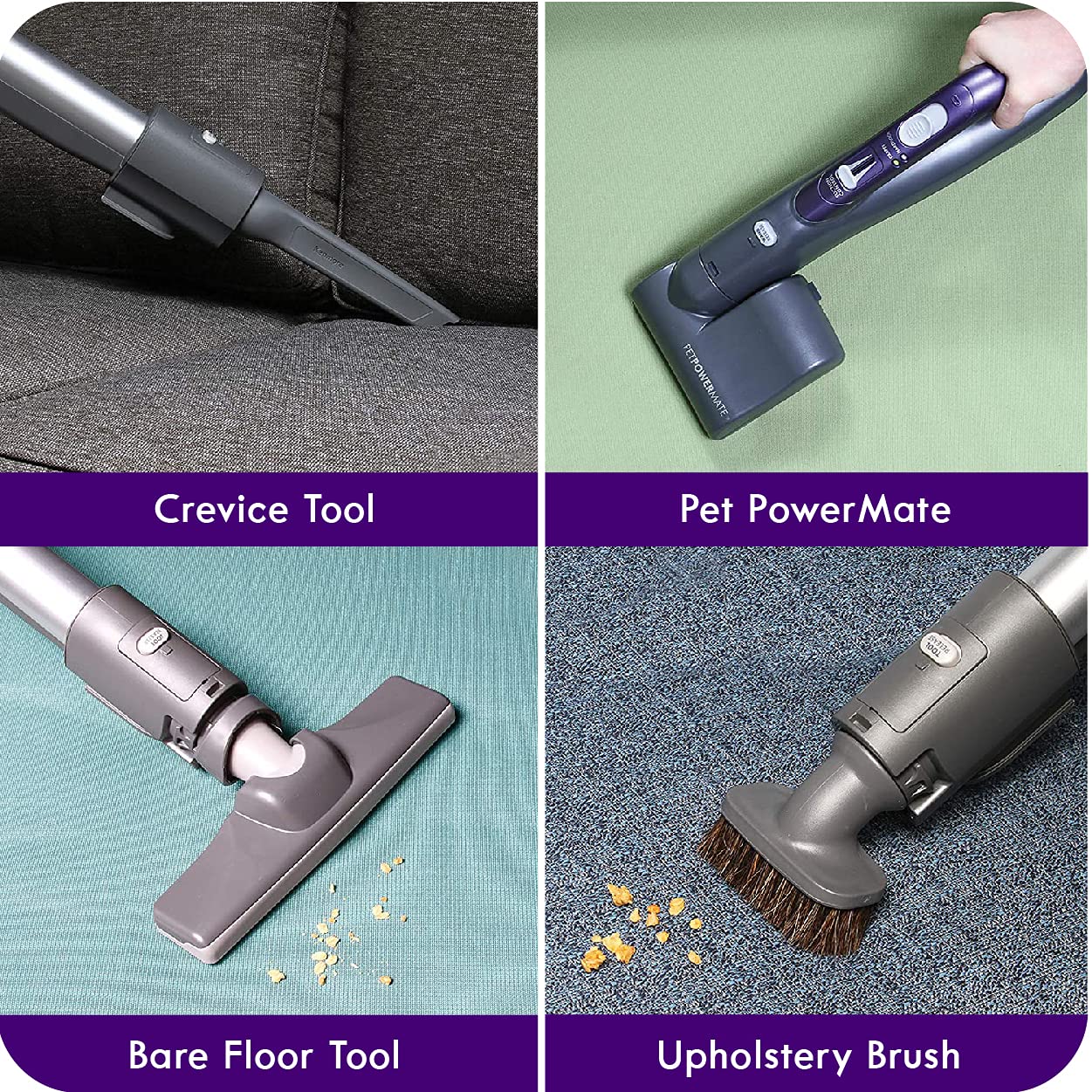 Kenmore 600 Series Lightweight Bagged Canister Vacuum with HEPA Filter & Pet PowerMate