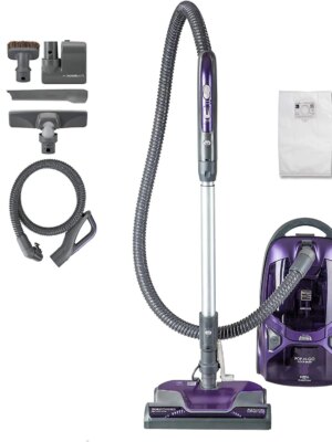 Kenmore 600 Series Lightweight Bagged Canister Vacuum with HEPA Filter & Pet PowerMate