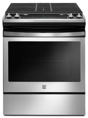 Kenmore 75113 5.0 Cu. Ft. Slide-In Gas Range with Turbo Boil Burner, Stainless Steel