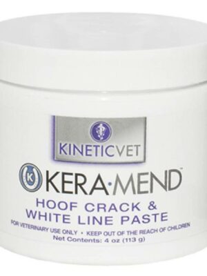 Kera Mend Hoof Crack & White Line Paste for Horses, Antifungal & Antibacterial Treatment, 4 oz