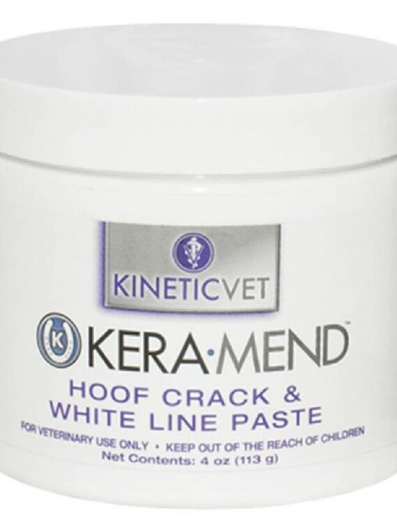 Kera Mend Hoof Crack & White Line Paste for Horses, Antifungal & Antibacterial Treatment, 4 oz