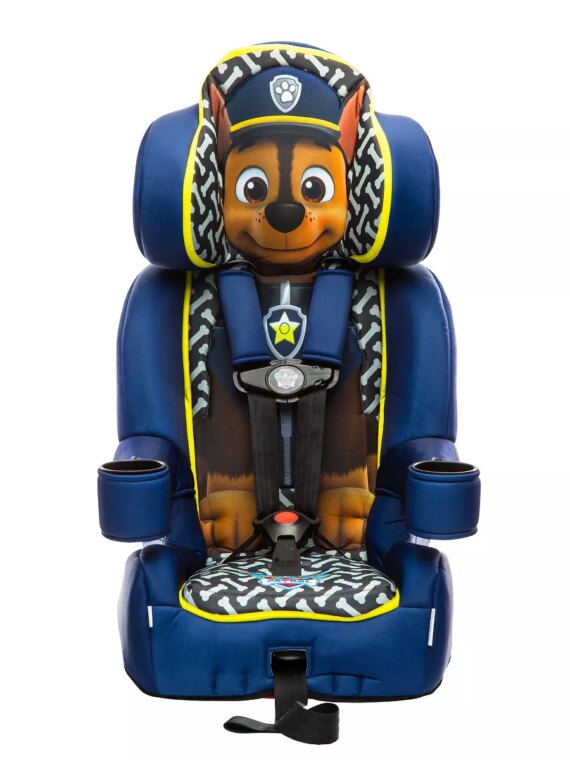 KidsEmbrace DC Comics Caped Crusader 5-Point Harness Booster Car Seat with Cup Holders, 2-in-1 Design, Safety Certified