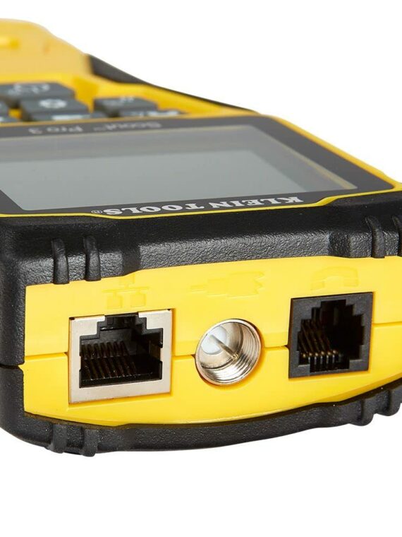 Klein Tools Coaxial Cable Tester Kit VDV501-853, RJ11/12 RJ45 F-Connector, PoE Detection, Wiremap, Length Measurement