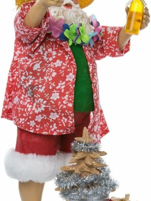Kurt Adler 10.5" Musical Fabriche Italian Santa Figurine - Holiday Decor
