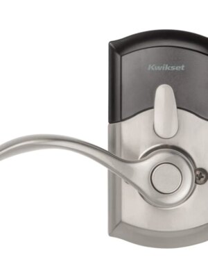 Kwikset SmartCode 955 Keyless Keypad Door Lock with Handle, Auto Lock, SmartKey Security, Easy Install
