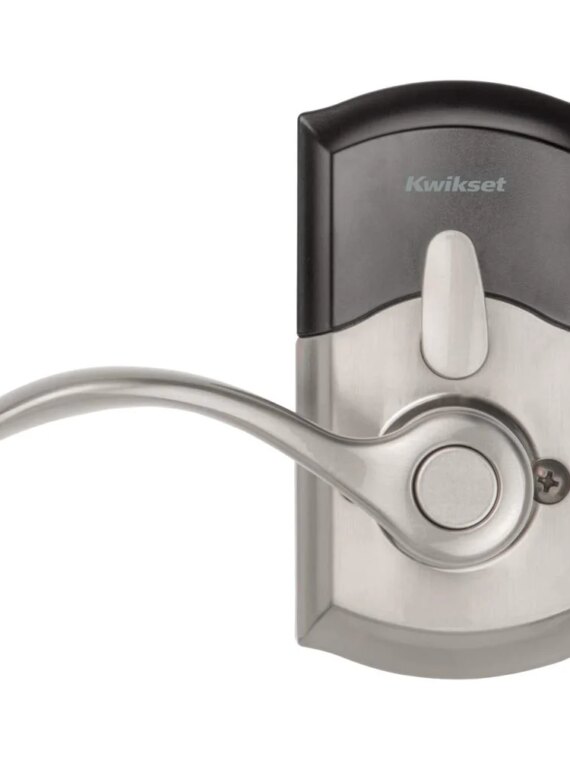 Kwikset SmartCode 955 Keyless Keypad Door Lock with Handle, Auto Lock, SmartKey Security, Easy Install