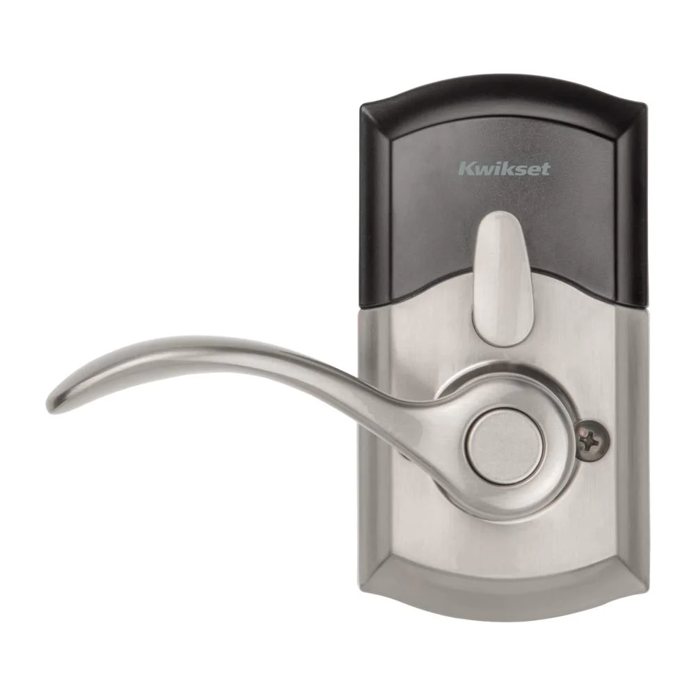 Kwikset SmartCode 955 Keyless Keypad Door Lock with Handle, Auto Lock, SmartKey Security, Easy Install