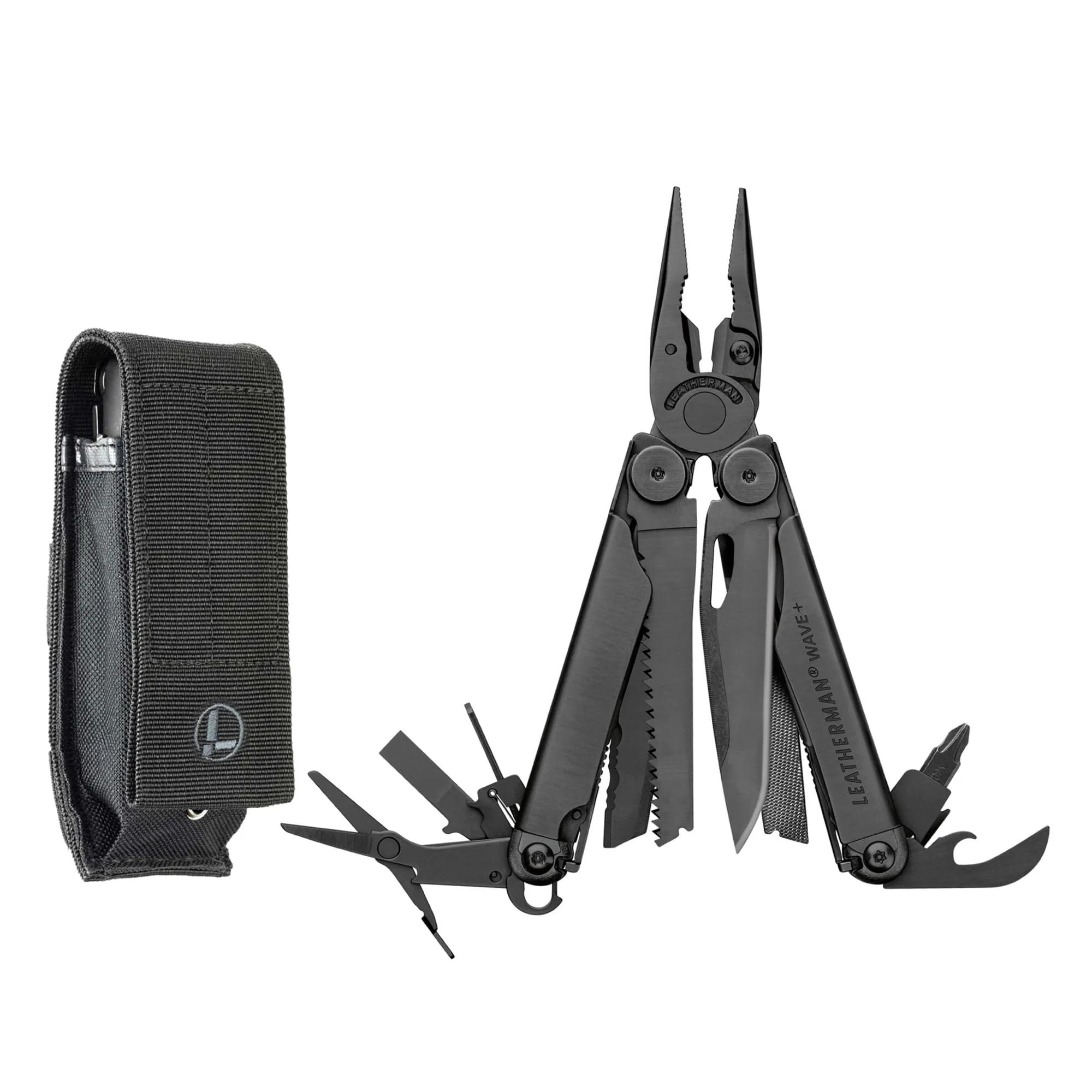 Leatherman Wave+ Multi-Tool, 18-in-1, Durable, Compact, Everyday Carry, DIY & Outdoor, USA Made