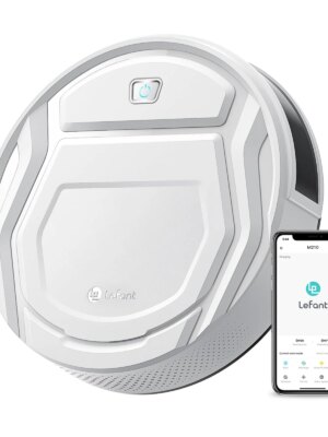 Lefant M210 Robot Vacuum Cleaner - Compact, Powerful Suction, Pet-Friendly, Smart App Control, 120 Min Runtime