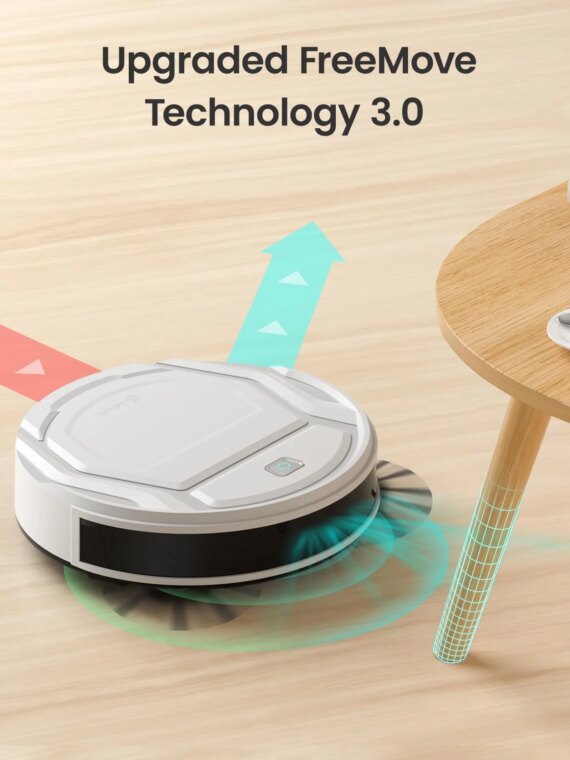 Lefant M210 Robot Vacuum Cleaner - Compact, Powerful Suction, Pet-Friendly, Smart App Control, 120 Min Runtime