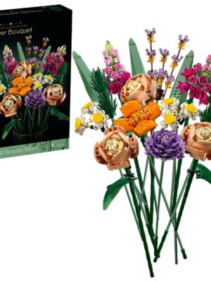 LEGO Botanical Collection Flower Bouquet 10280, Creative Building Set for Adults, Multicolor, 756 Pieces