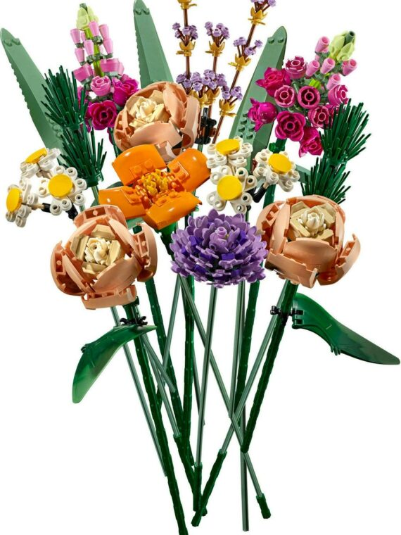 LEGO Botanical Collection Flower Bouquet 10280, Creative Building Set for Adults, Multicolor, 756 Pieces