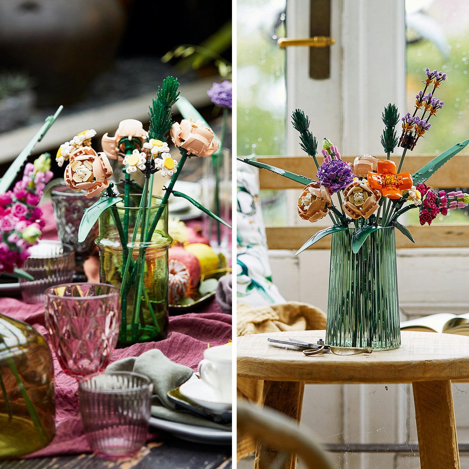 LEGO Botanical Collection Flower Bouquet 10280, Creative Building Set for Adults, Multicolor, 756 Pieces