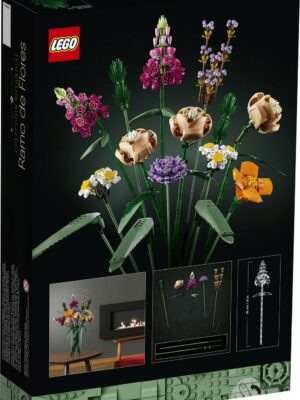 LEGO Botanical Collection Flower Bouquet 10280, Creative Building Set for Adults, Multicolor, 756 Pieces