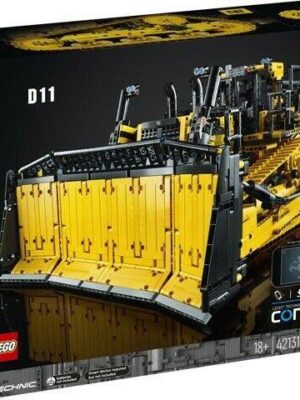 LEGO Technic 42131 App-Controlled Cat D11 Bulldozer Building Kit, 3854 Pieces, Construction Vehicle