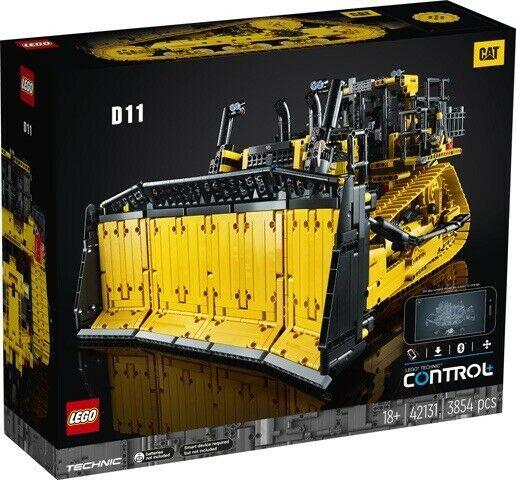 LEGO Technic 42131 App-Controlled Cat D11 Bulldozer Building Kit, 3854 Pieces, Construction Vehicle