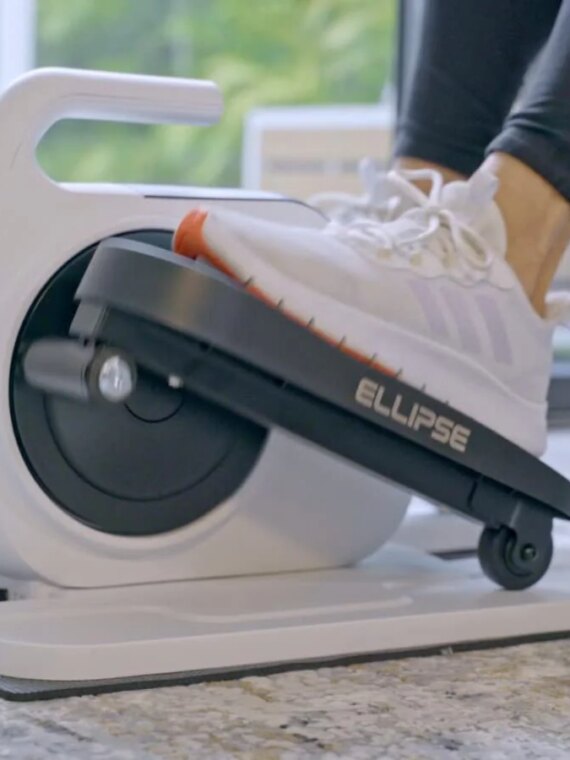 LegXercise Ellipse Motorized Seated Elliptical with 3-Speed, Remote Control, Low-Impact Exercise for Seniors