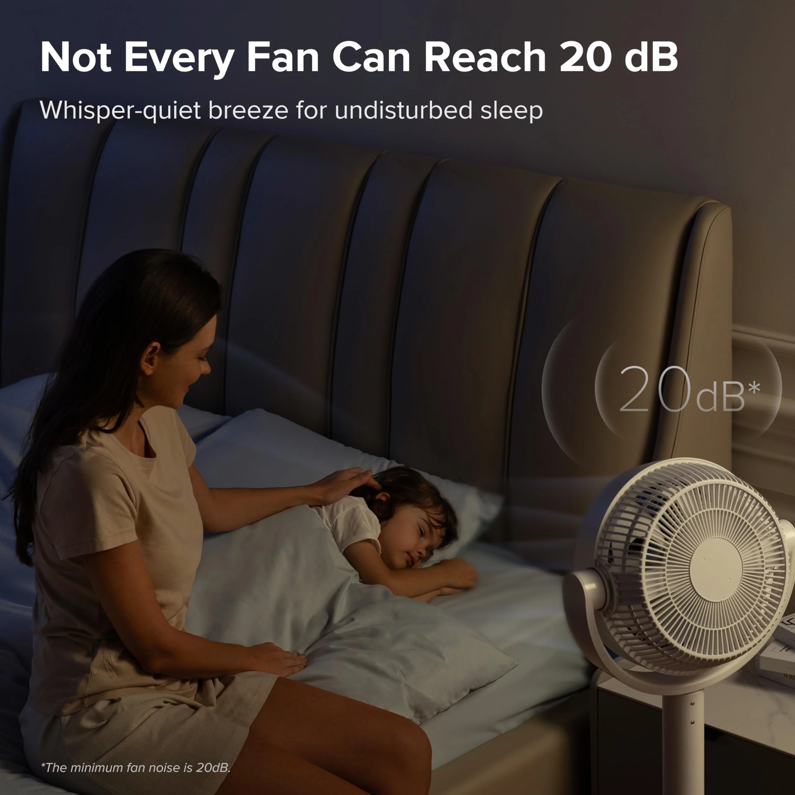 Levoit CirculAir Oscillating Standing Fan, 82ft Reach, 9-Speed, Quiet 20dB, Bedroom Cooling Fan