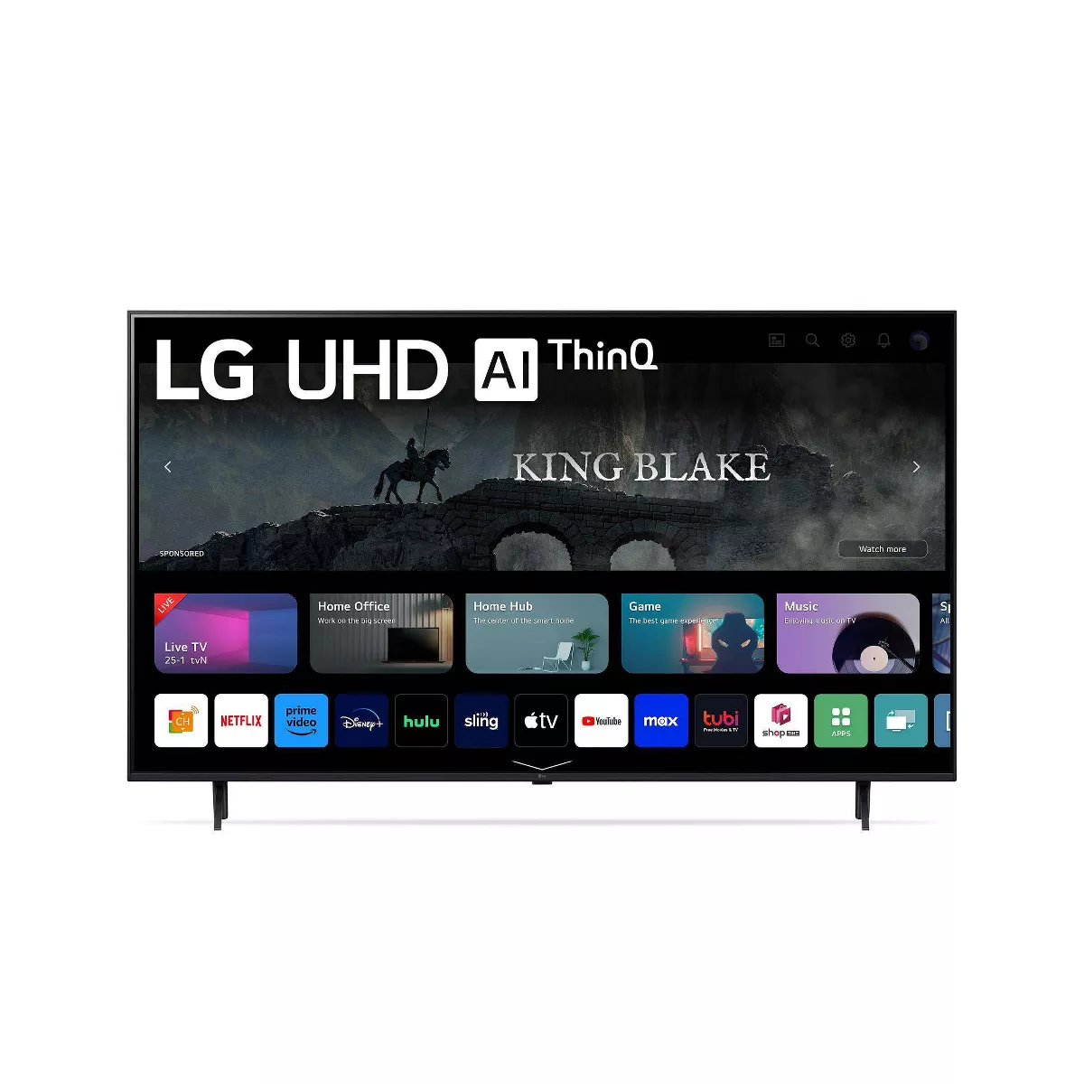 LG 65" 4K UHD Smart TV 65UR9000 with HDR10, a5 AI Processor, Game Optimizer, Magic Remote, and Slim Design