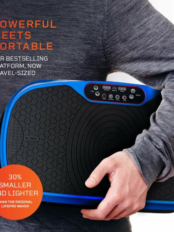 Lifepro Waver Mini Vibration Plate, Portable 200W Motor, Rehab & Fitness, Lifetime Warranty