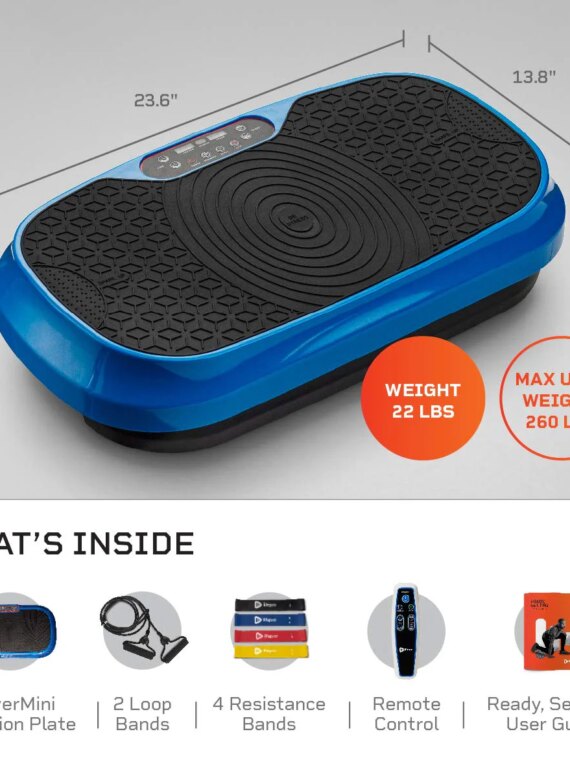 Lifepro Waver Mini Vibration Plate, Portable 200W Motor, Rehab & Fitness, Lifetime Warranty