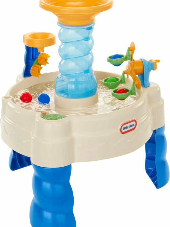 Little Tikes Spiralin' Seas Waterpark Play Table for Toddlers, Multicolor, Enhances Motor Skills, Includes 5 Balls & 1 Cup, 7 Gallon Capacity