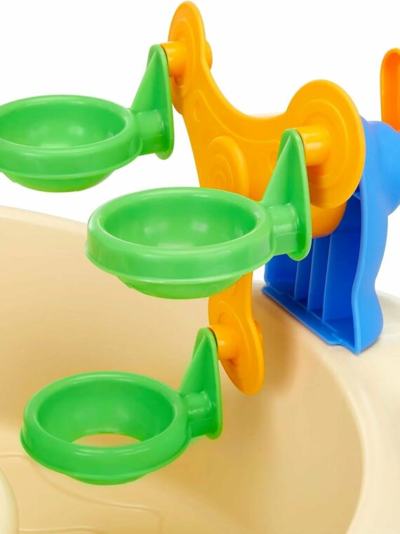 Little Tikes Spiralin' Seas Waterpark Play Table for Toddlers, Multicolor, Enhances Motor Skills, Includes 5 Balls & 1 Cup, 7 Gallon Capacity