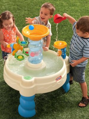 Little Tikes Spiralin’ Seas Waterpark Play Table for Toddlers, Multicolor, Enhances Motor Skills, Includes 5 Balls & 1 Cup, 7 Gallon Capacity