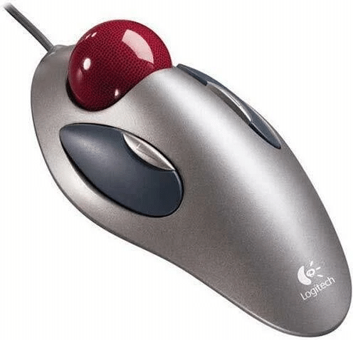 Logitech Wired Optical Trackball Marble Mouse