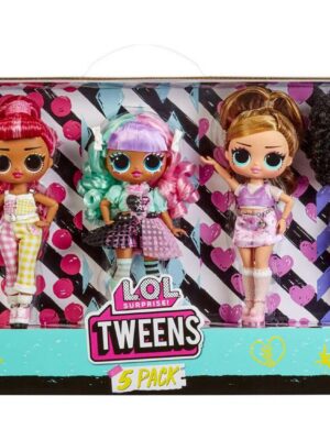 L.O.L Surprise! Tweens Series 1&2 5-Pack with 70+ Surprises & 5 Exclusive Dolls