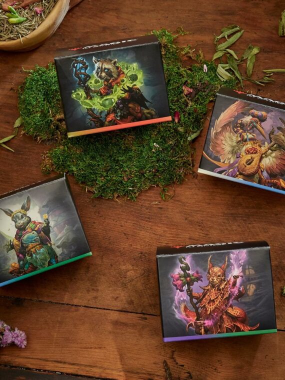 Magic: The Gathering Bloomburrow Commander Deck Bundle - 4 Decks with Exclusive Cards & Tokens