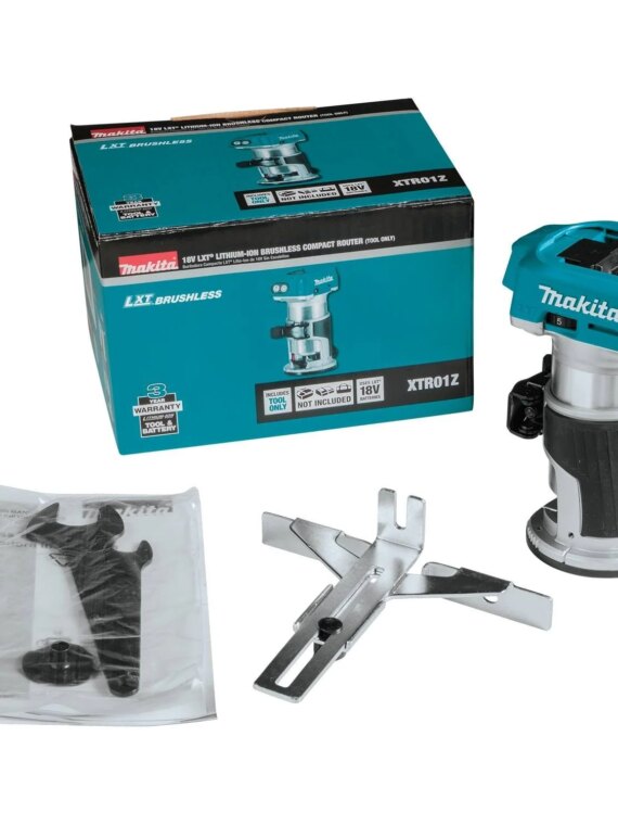 Makita 18V LXT Brushless Cordless Compact Router with Variable Speed Control