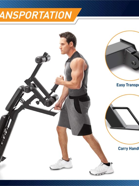 Marcy 6-Position Adjustable Utility Bench with High-Density Foam Padding, Steel Frame, Supports 600 lbs