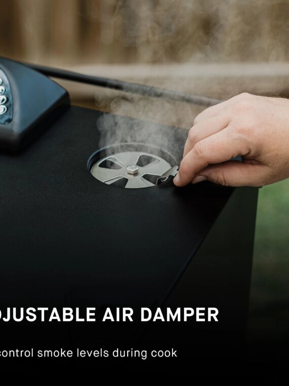 Masterbuilt 30" Digital Electric BBQ Smoker with Side Wood Chip Loader & Chrome Racks