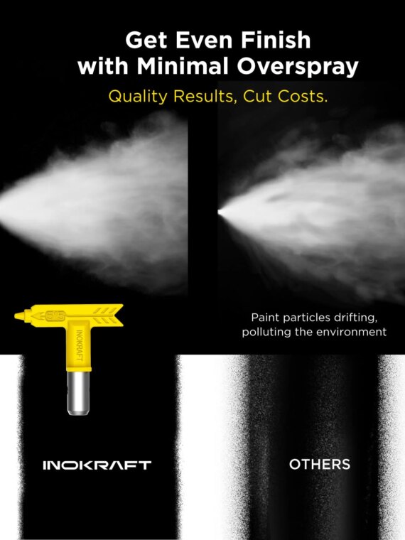 MaXpray M1 Airless Paint Sprayer, 10-Gallon Capacity, No Thinning Needed, Minimal Overspray, DIY & Professional Use