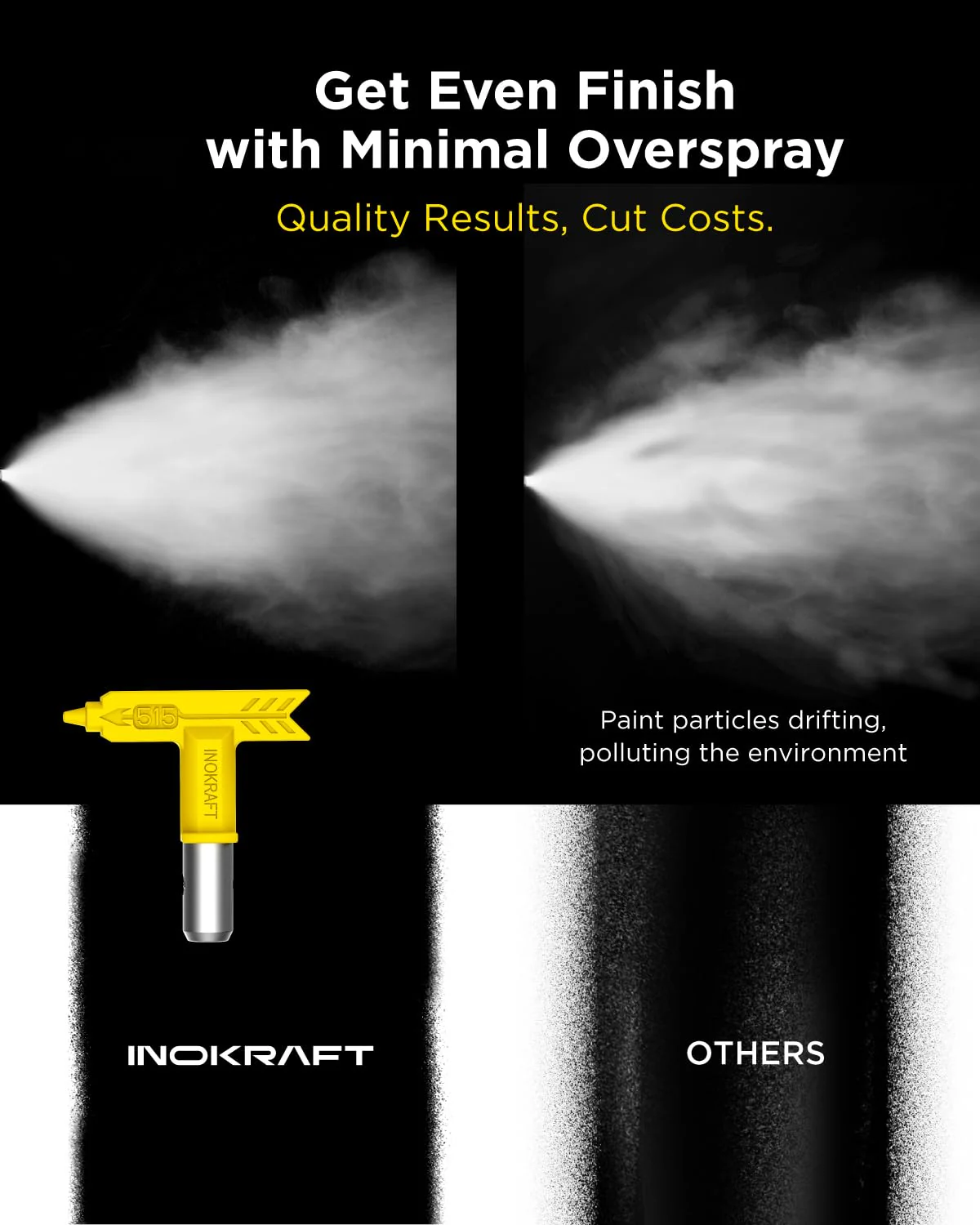 MaXpray M1 Airless Paint Sprayer, 10-Gallon Capacity, No Thinning Needed, Minimal Overspray, DIY & Professional Use