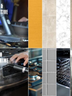 McCulloch MC1275 Heavy-Duty Steam Cleaner, 18 Accessories, Chemical-Free, Large Tank, Long Reach