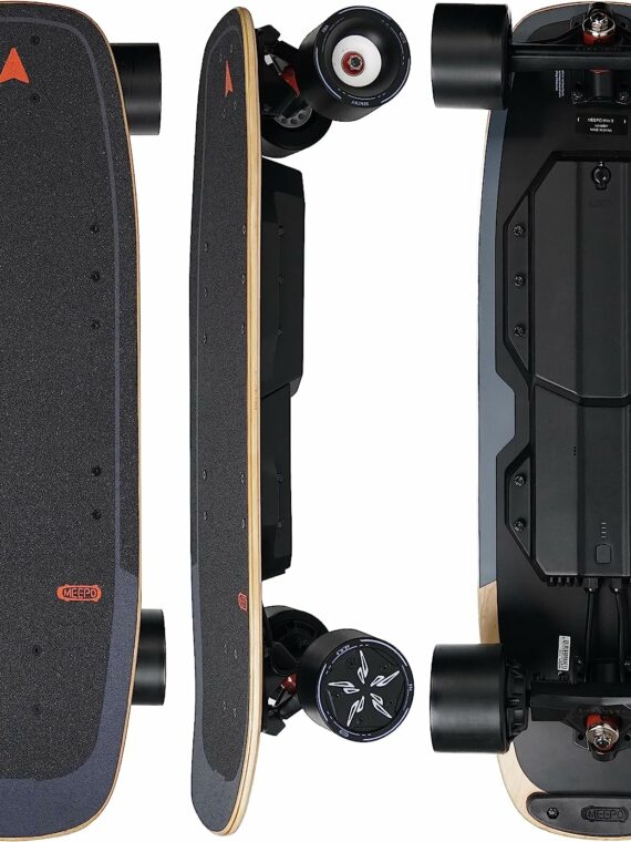 MEEPO Mini5 Electric Skateboard, 30" Deck, 28 MPH, 330 LBS Capacity, Portable with Remote Control
