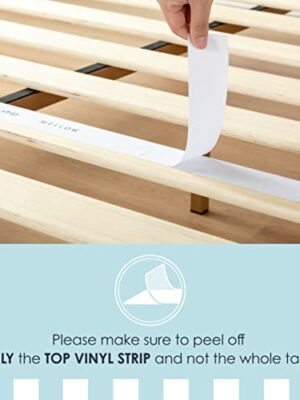 Mellow Naturalista 12″ Solid Wood Platform Bed, Mid-Century Modern, Noise-Free, Easy Assembly