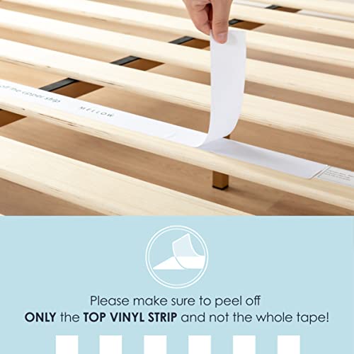 Mellow Naturalista 12" Solid Wood Platform Bed, Mid-Century Modern, Noise-Free, Easy Assembly