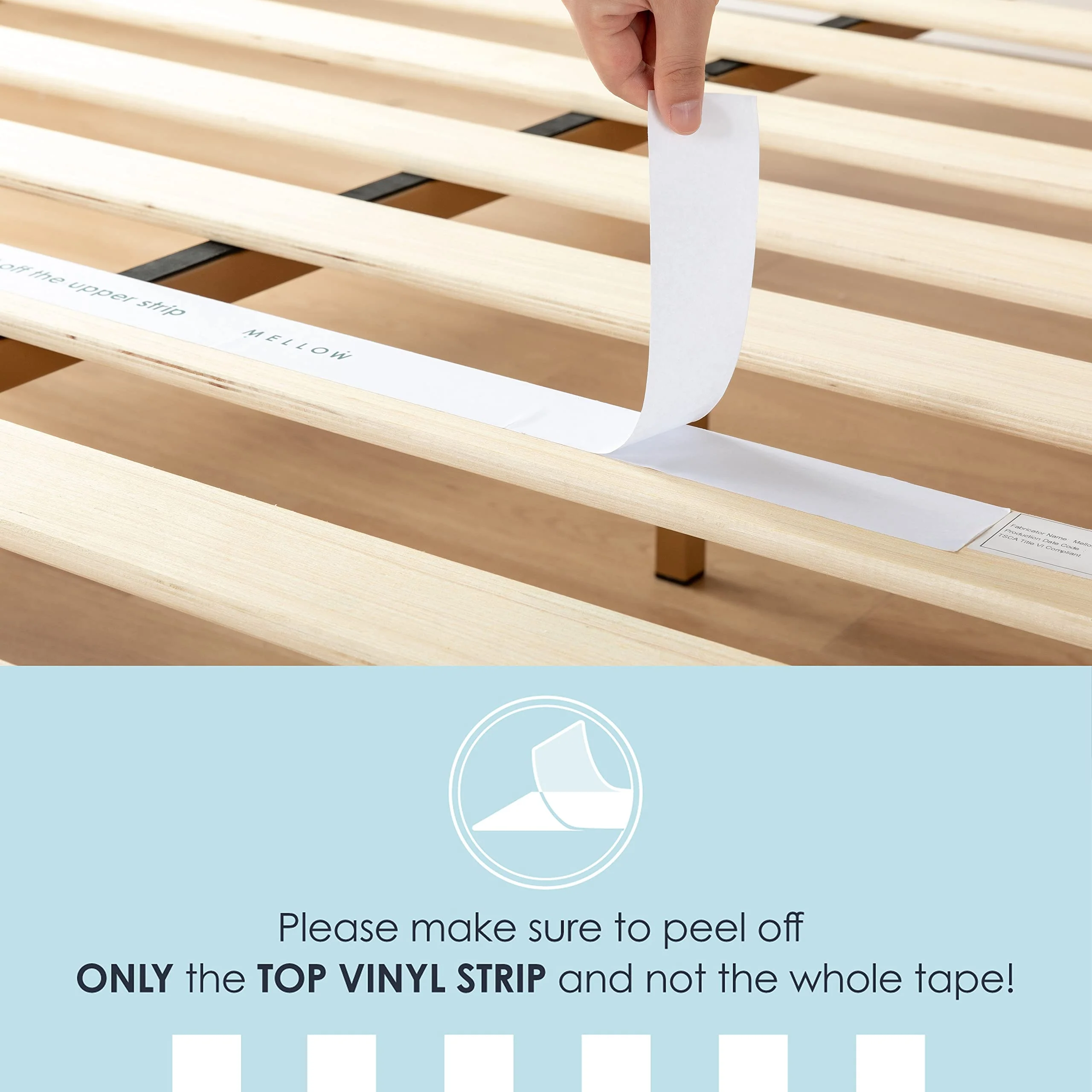 Mellow Naturalista 12" Solid Wood Platform Bed, Mid-Century Modern, Noise-Free, Easy Assembly