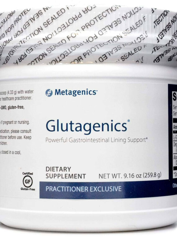 Metagenics Glutagenics Powder 9.16 oz - Gastrointestinal Lining Support with Glutamine, DGL & Aloe